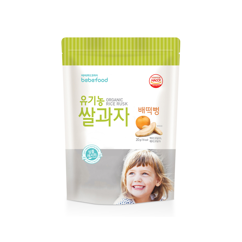 Bebefood Organic Rice Rusk (Pear)